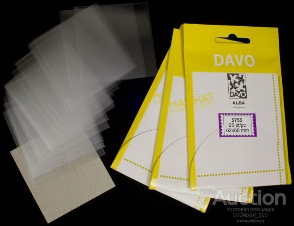 Клеммташе DAVO прозрачные 62х60 мм (уп 25 шт) , ALBA 5755