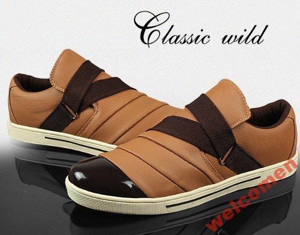 КРОССОВКИ МУЖСКИЕ Shoes Men's Damping PU Slip-on