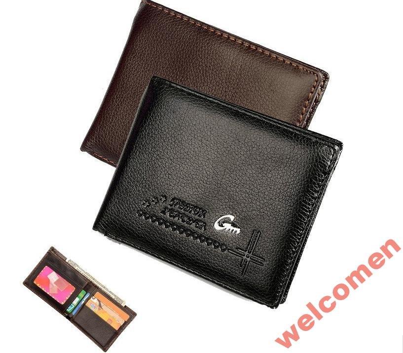 КОШЕЛЁК ПОРТМОНЕ Brand Mens Wallet Classic Soild