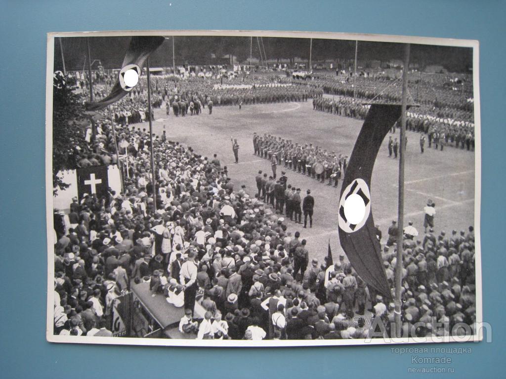 Открытка альбом Deutschland erwacht - Германия пробуждается фото 12х17см 3 Третий рейх Дрезден 1932