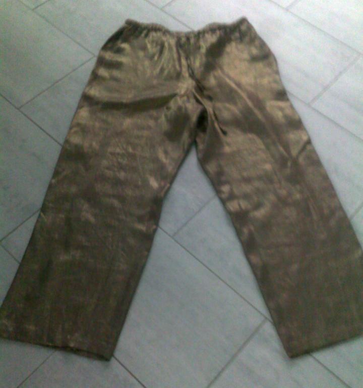 Sutton STUDIO брюки лен-металик  р 54-56(?)