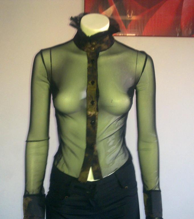 RINASCIMENTO прозрачная секси блуза р 40- 42-44