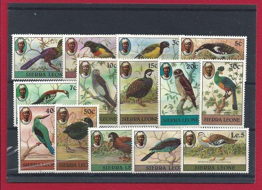 Сьерра Леоне  1980-1984 птицы  MNH