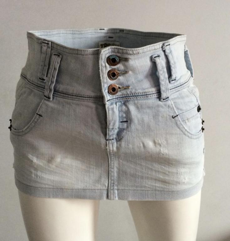 Zara TRF джинсовая мини юбка  р.42 Очень классная