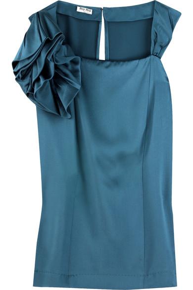 Miu Miu Prada   Блуза шёлковая   р.44 Оригинал