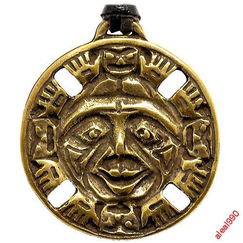 Амулет талисман ИНДЕЙСКИЙ ДУХ БОГА СОЛНЦА