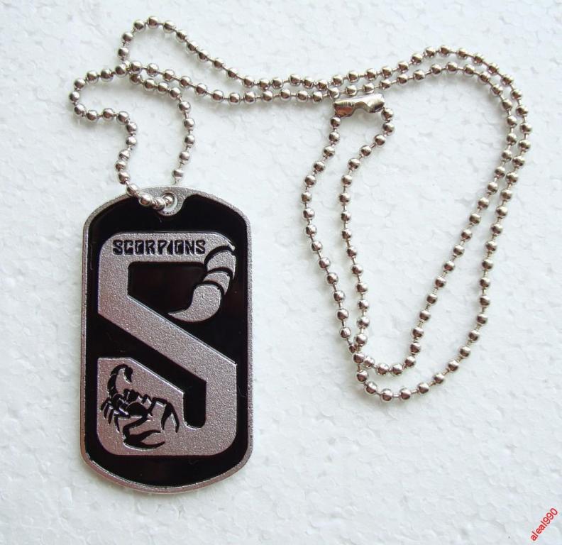 Жетон с цепочкой SCORPIONS
