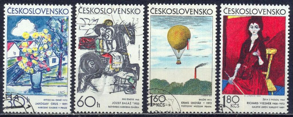 ЧССР 1973 Mi 2117-20 Графика CTO 056/537