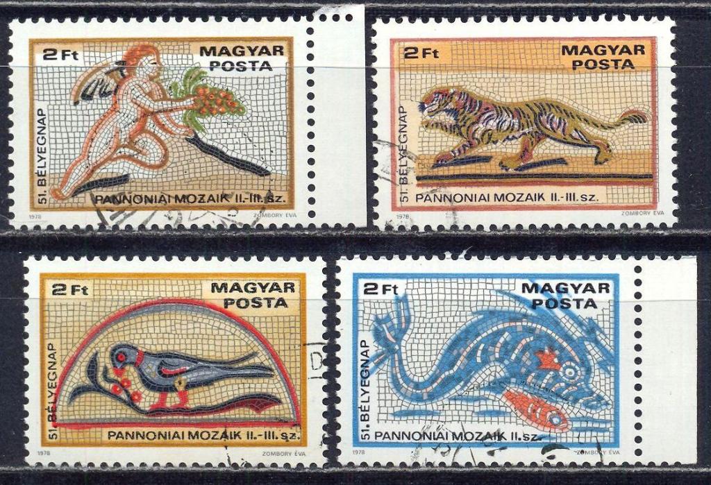 Венгрия 1978 Mi 3310-13 День печати CTO 056/680