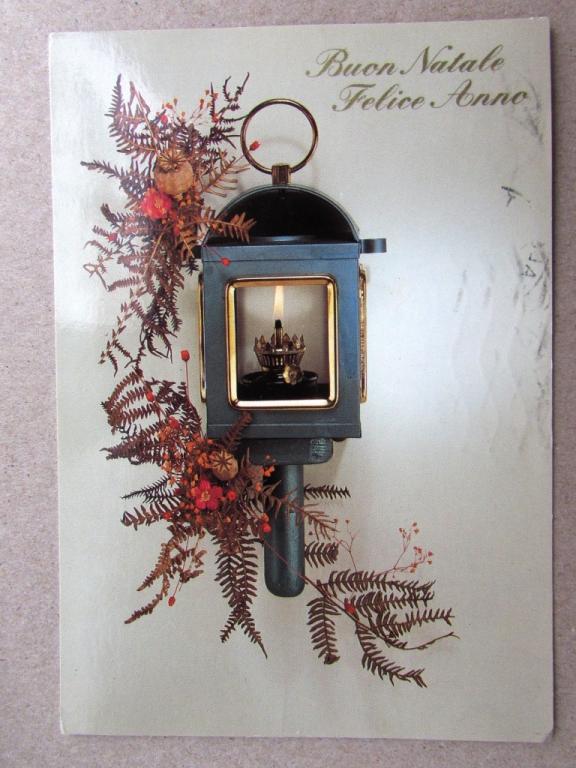 Керосиновый фонарь Новый год Рождество Италия