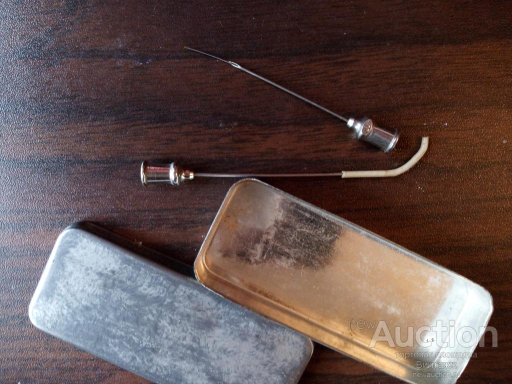 Иглы в коробке для кипячения СССР