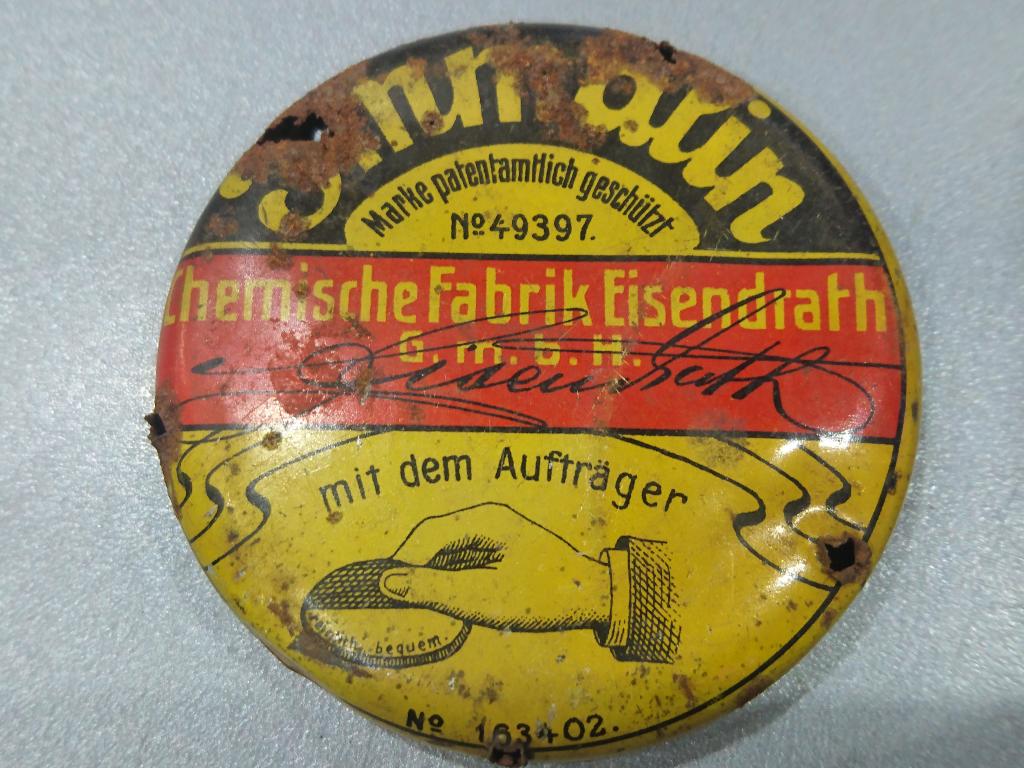 БАНКА жестяная  SINMALIN  Chemische Fabrik Eisendrath до 1917 г.