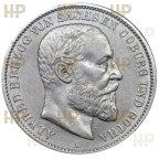 Саксен-Кобург-Гота. Альфред. 2 марки 1895 года А. В слабе ННР XF 40.