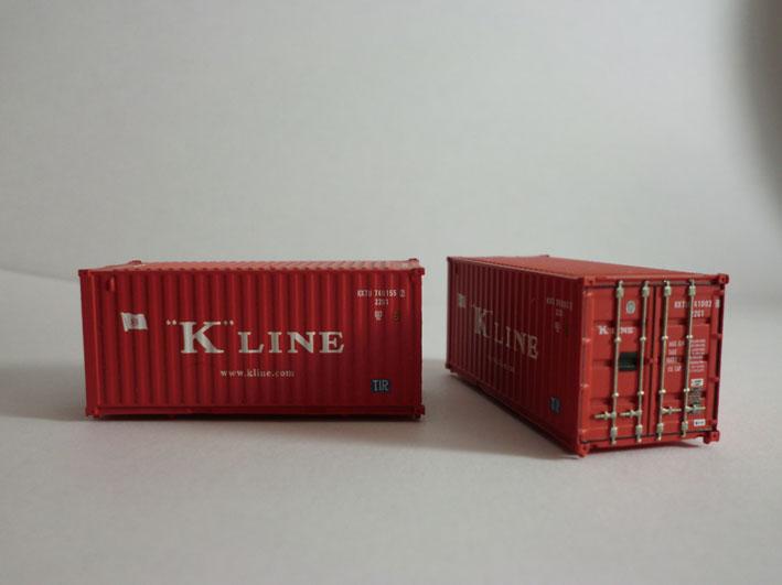 9мм.(N) 20 футовый контейнер K-Line 2 шт.