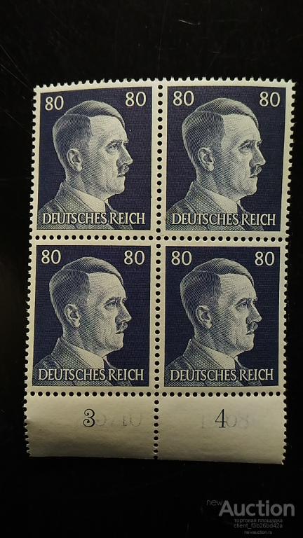 Рейх, Германия, марки почтовые, чистые , Гитлер, люкс