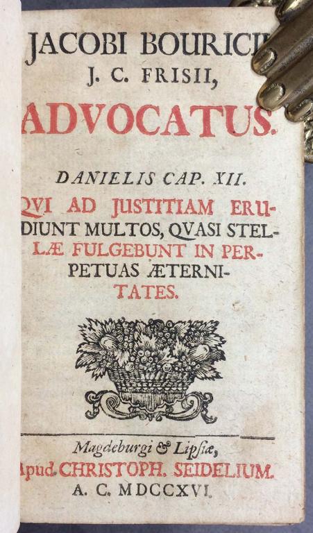 Юриспруденция. Антикварный конволют из 4 книг, 1691-1716 гг.