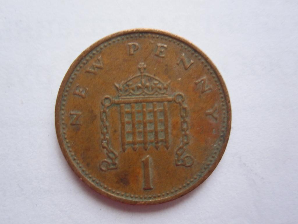 Великобритания 1 пенни 1971г.