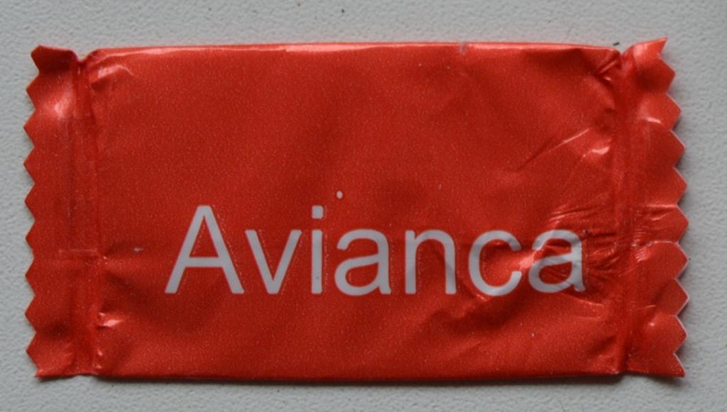 Этикетки жевательная резинка Avianca - Сальвадор