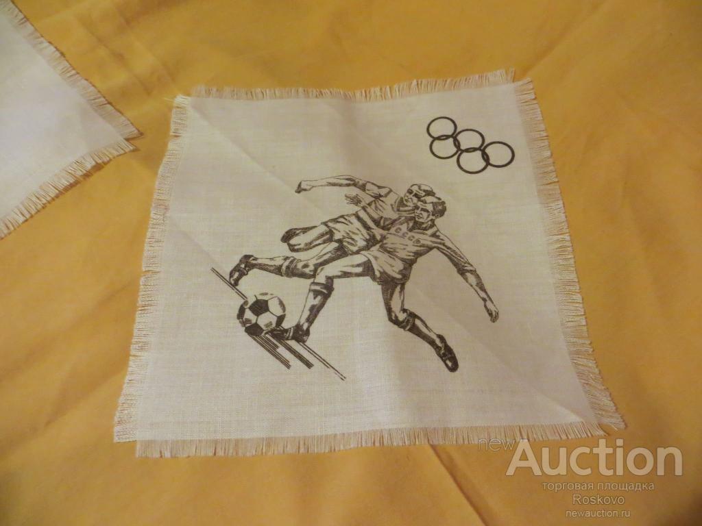 салфетка Олимпиада 80 новая 30*30см