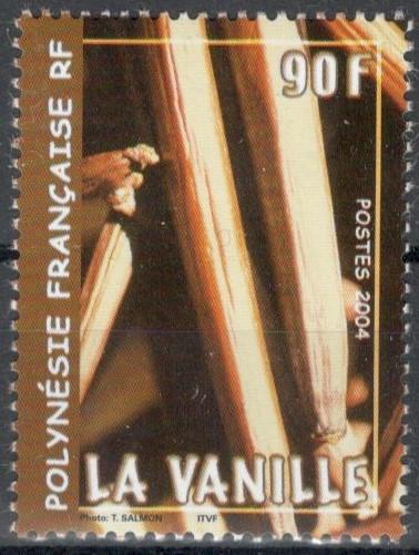 Французская Полинезия, 2004, № 912, € 1,9, MNH, полн., флора, ваниль