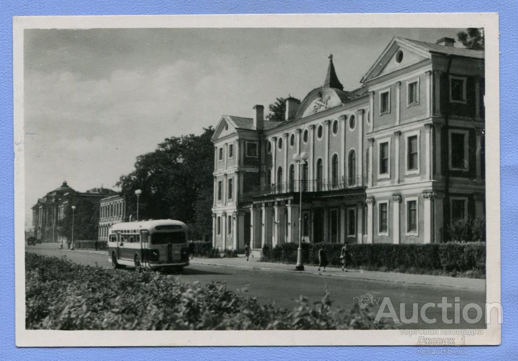 Ленинград Петровская набережная Ленфотохудожник 1951 L195