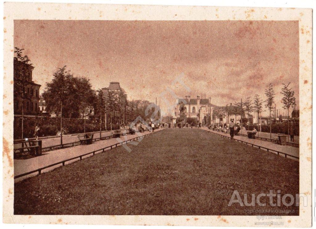 Ленинград. Аллея Ленина.Выборгская сторона. т.5000 Редкая