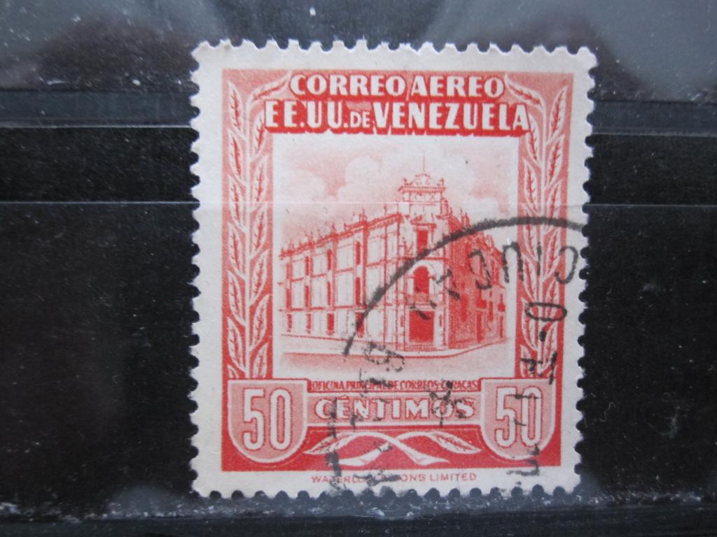 Венесуэла серия "Главное почтовое отделение Каракас - 1953 г."