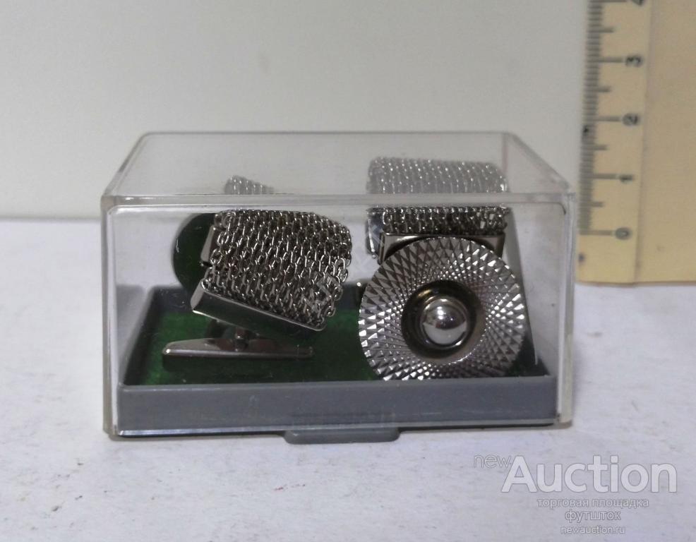 Запонки Эффект Металл Новые в упаковке СССР