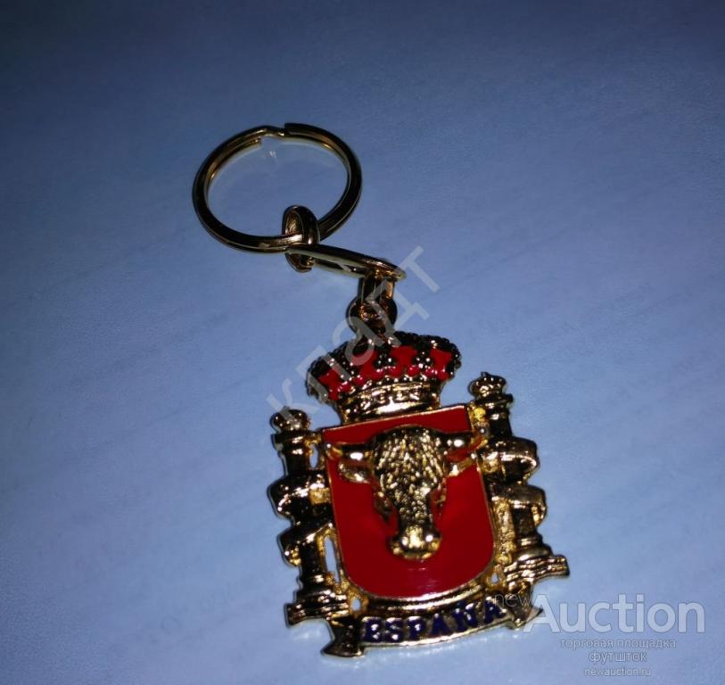 Брелок. Испания. Металл Эмаль Тяжелый Новый