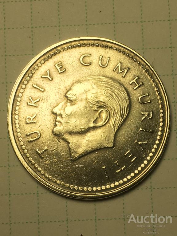 Турция 5000 лир 1994 год