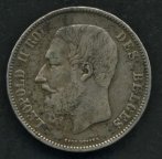 № 34 . Бельгия, 5 франков .