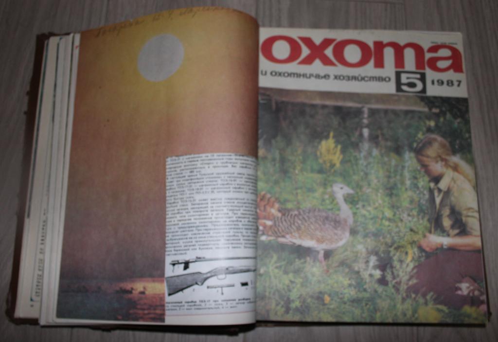 Подшивка. Охота и охотничье хозяйство. 1987 г. № 1 - 12.