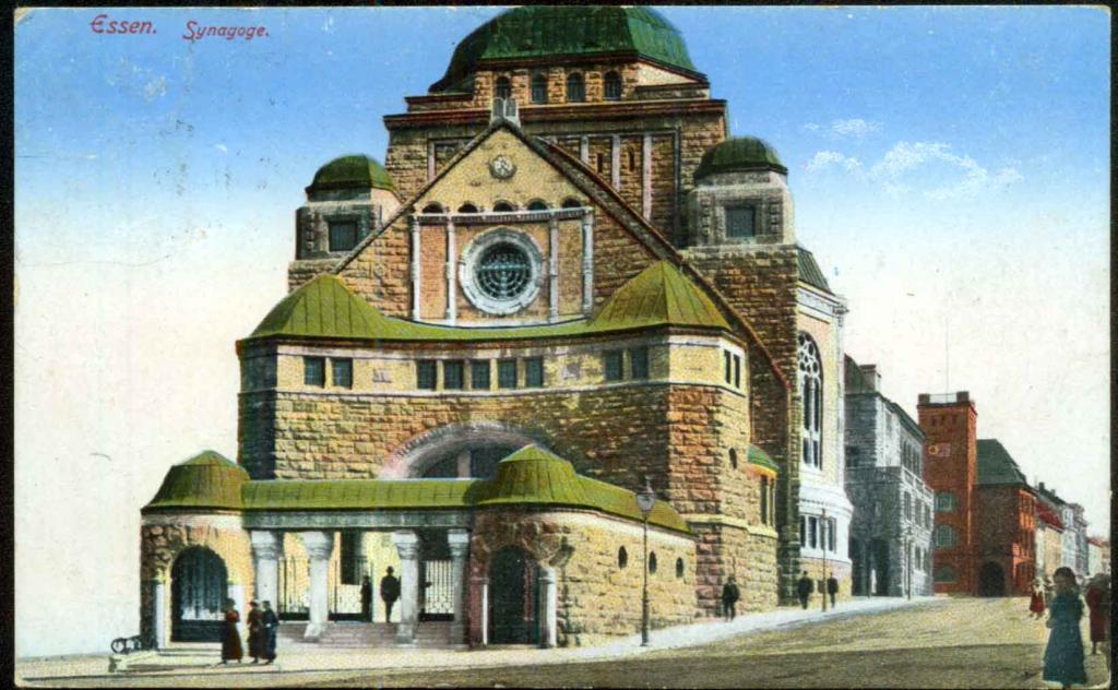 Синагога в Эссене. Прошла почту. Отличная сохранность!