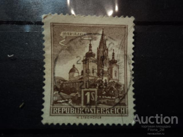 Марки.Австрия.1960 г.Маленький формат.Замок.№ по Mi.1073(а).