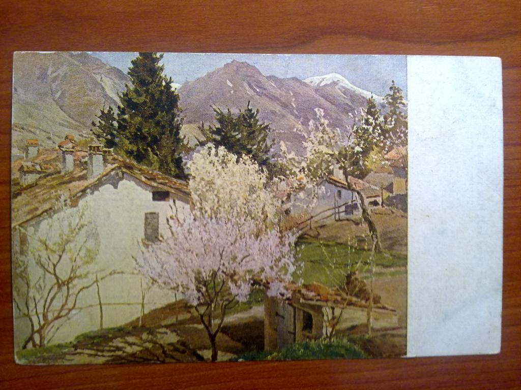 Живопись Бергольц Р. Швейц мотив - Ленинградский Областлит
