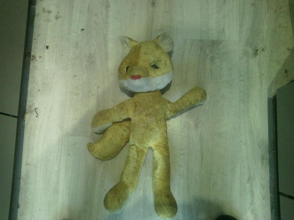 Лиса,лис СССР 53 см Плюш. Именно плюш,а не мех.