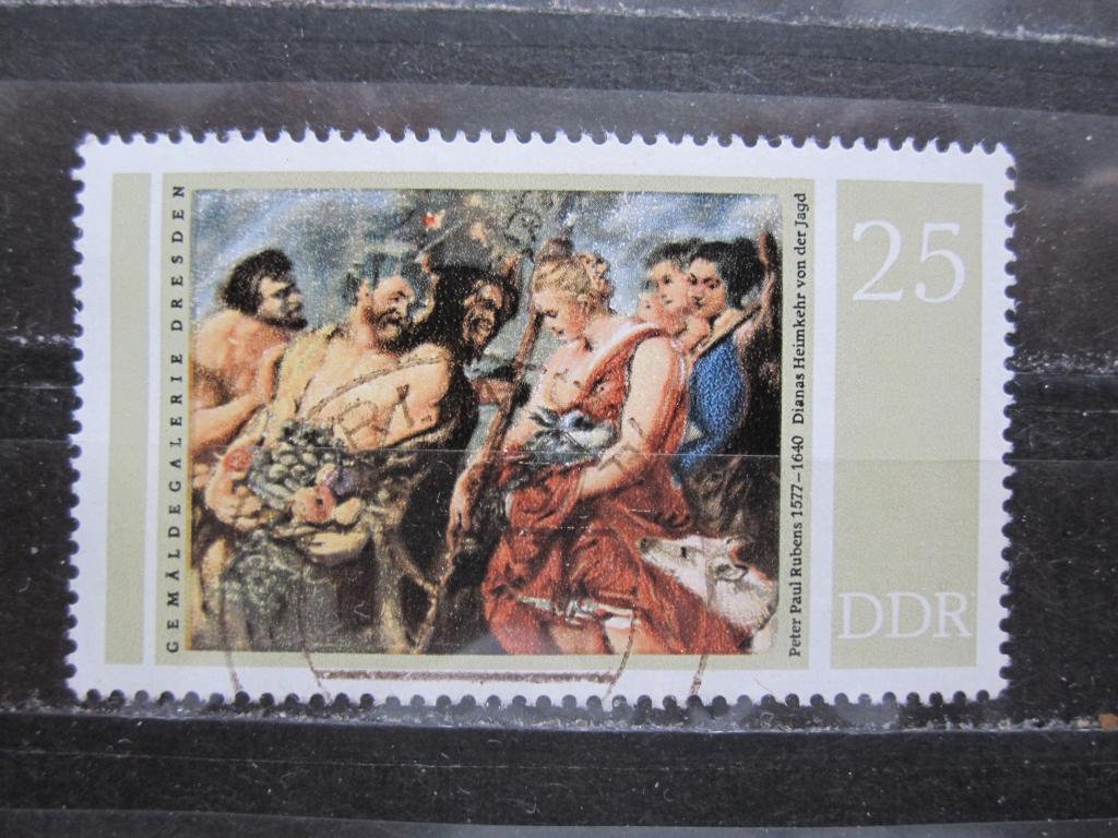 ГДР серия "400-ый день рождения Питера Пауля Рубенса", "Возвращение Дианы с охоты