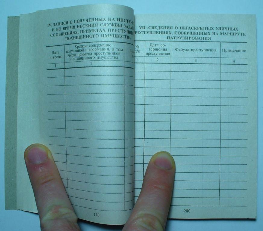 Постовой ведомости образец