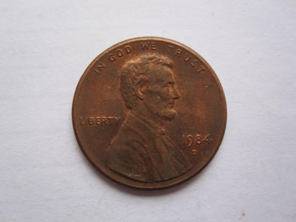 США 1 цент 1984г. (D)