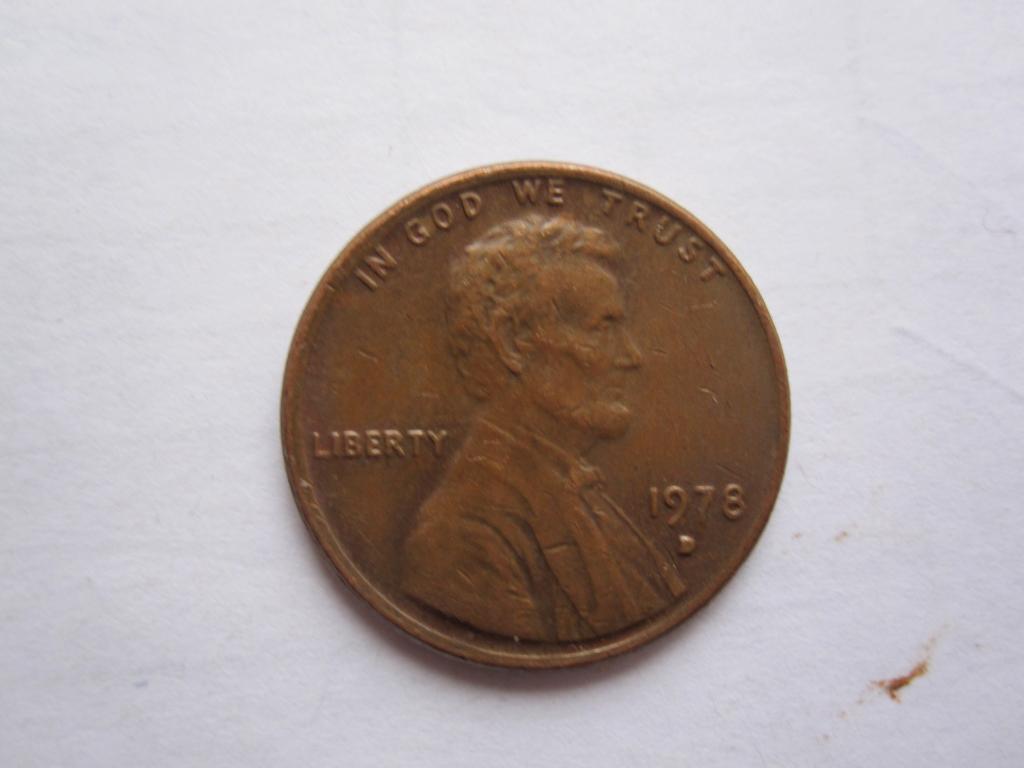 США 1 цент 1978г. (D)