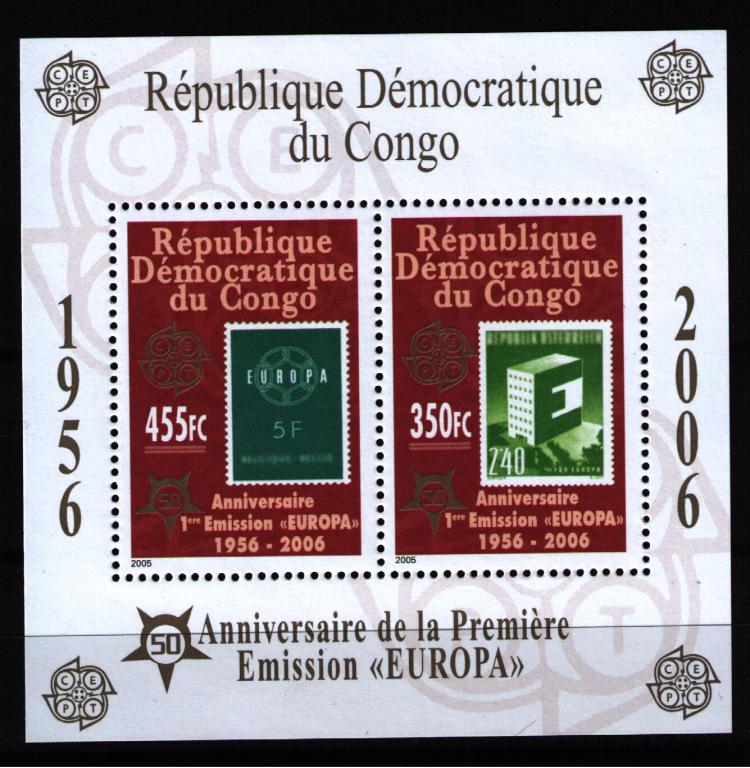 Конго 2005 Европа 50 лет MNH**