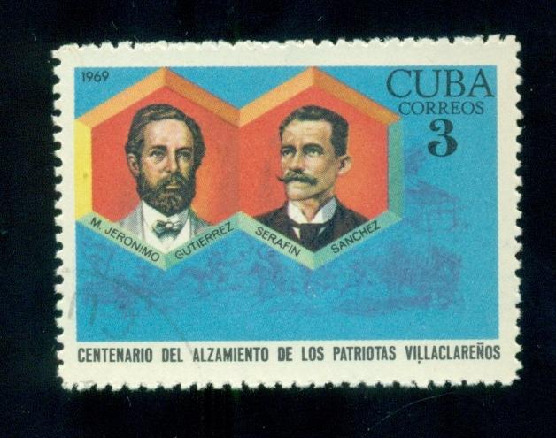 Куба 1969г. Патриоты Революции Mi 1456 гаш