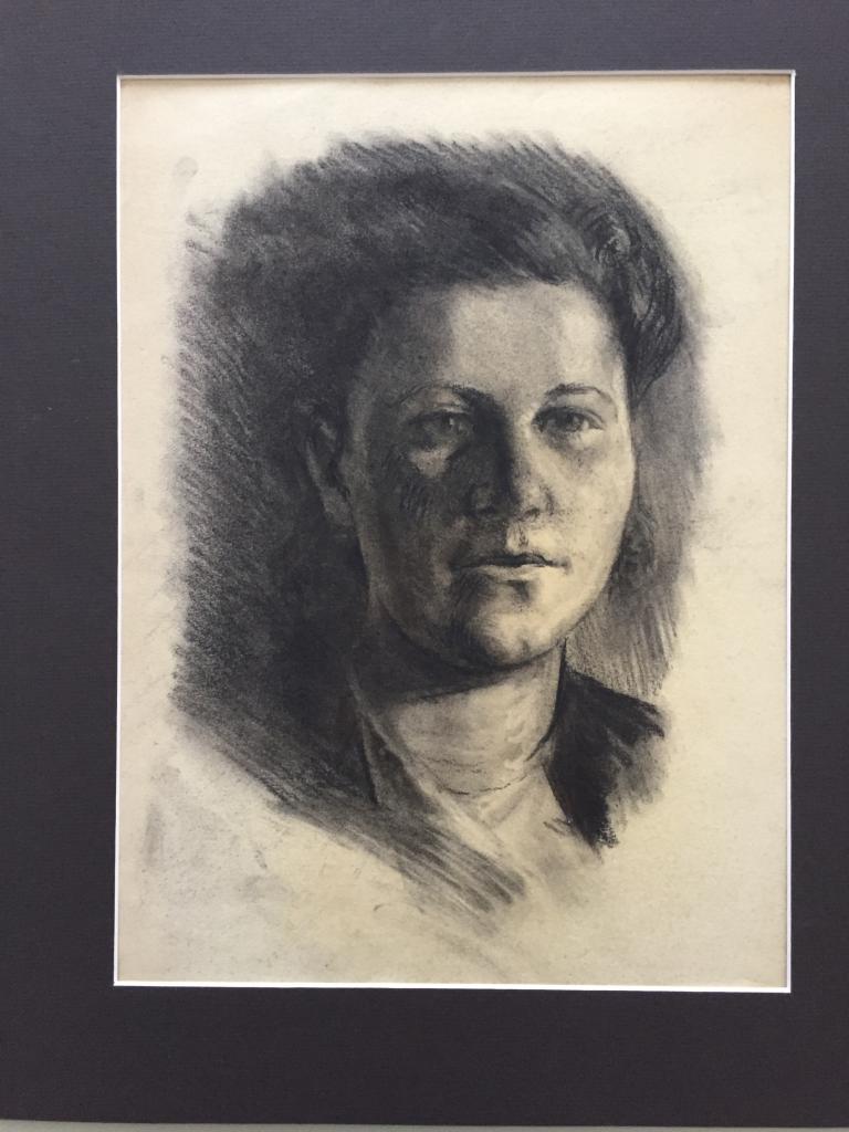 Титов Я.В. (1906-2000)   "Портрет девушки" (1930е)