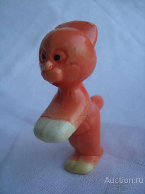 !!! МИНИ ФИГУРКА КОШКА КОТ РЕПКА СССР !!!