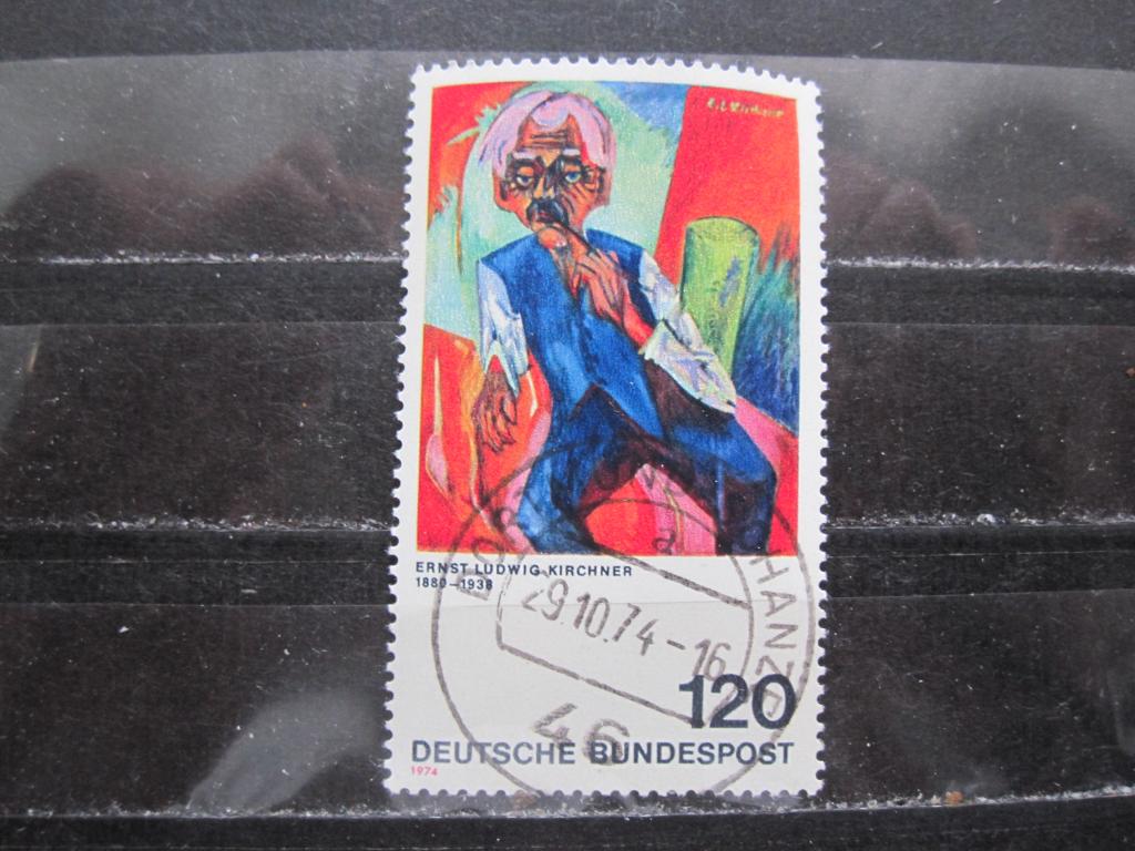 Германия серия "Картины немецких экспрессионистов",Эрнст Людвиг Кирхнер