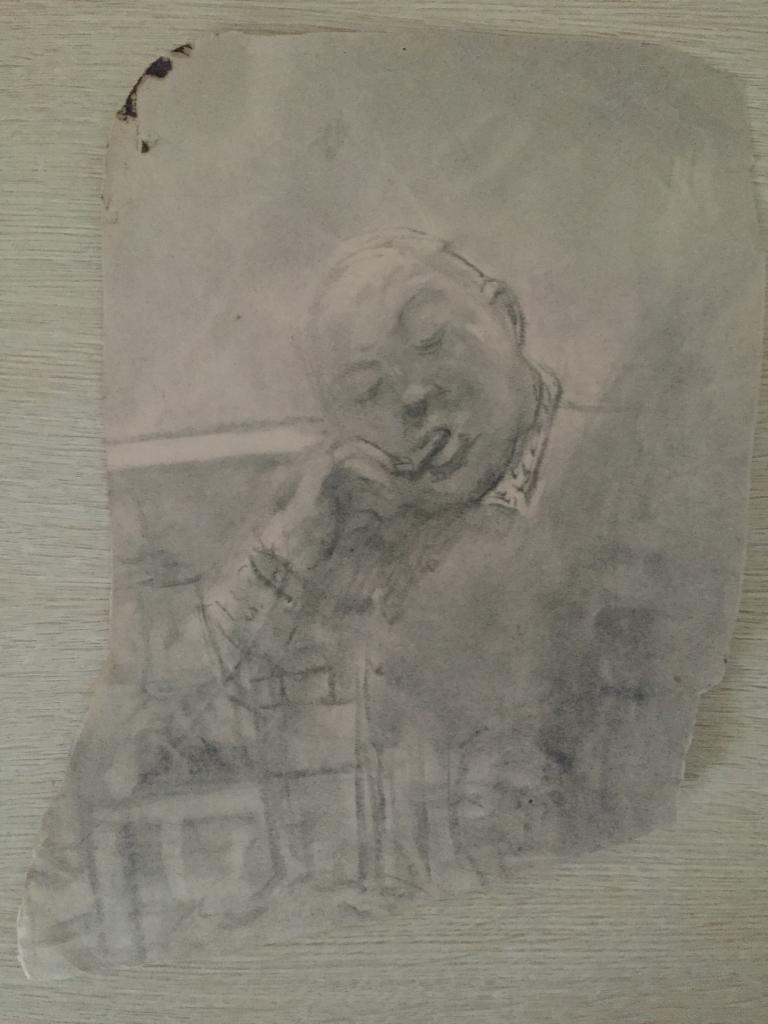 Евстигнеев И.В. (1899-1967)   "Склонивший голову"