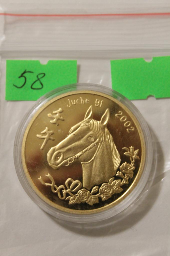 58) Северная Корея  20 вон 2002. Состояние блеск! распродажа!