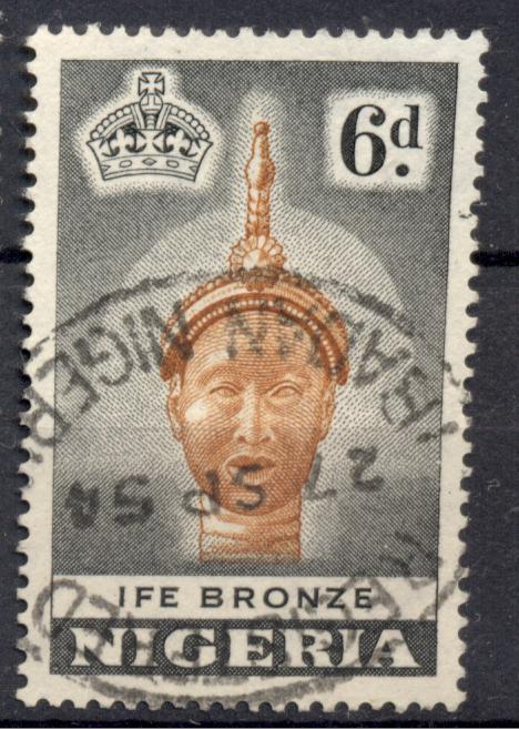 Нигерия. 1953 г. коронация гашеная