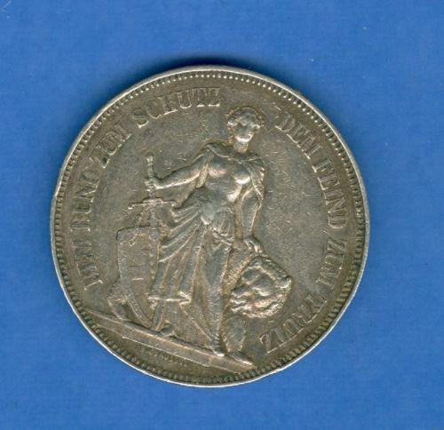 Швейцария Берн 5 франков 1885 Стрелковый фестиваль талер (2)shootng thaler 1885 Bern