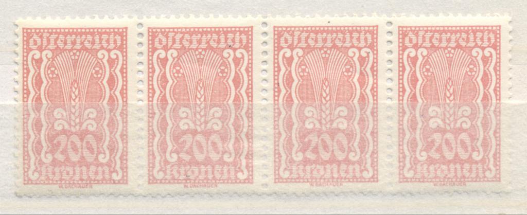 Австрия 1920 г. стандарт сцепка чистая **